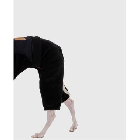 Quilted Knit All-in-One BLACK