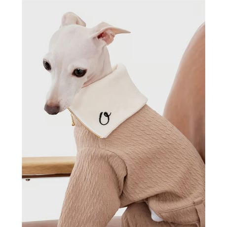25 S/S Old Collar All in one BEIGE