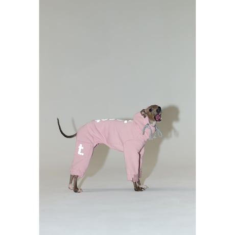 26S/S High Neck Logo All-in-One PINK