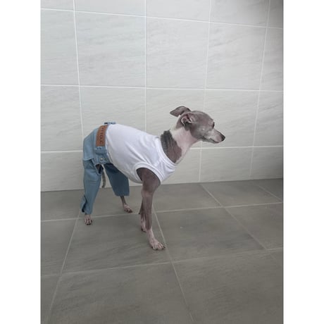 Vintage Logo Pants Tank Top Deep Blue Denim
