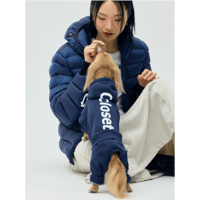 25F/W High Neck Logo All-in-One NAVY