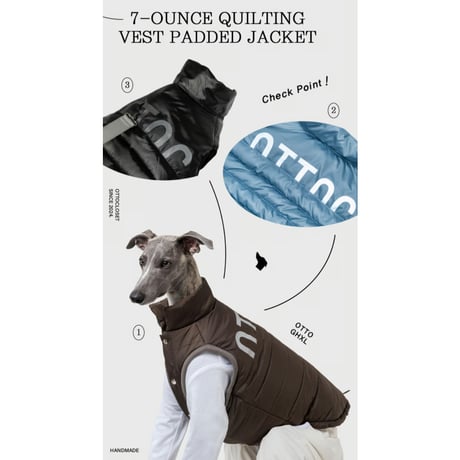 7-ounce Padded Vest SKY