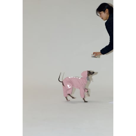 26S/S High Neck Logo All-in-One PINK