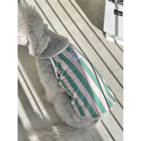 Cooling UV Blocking Stripe Camisole Blue