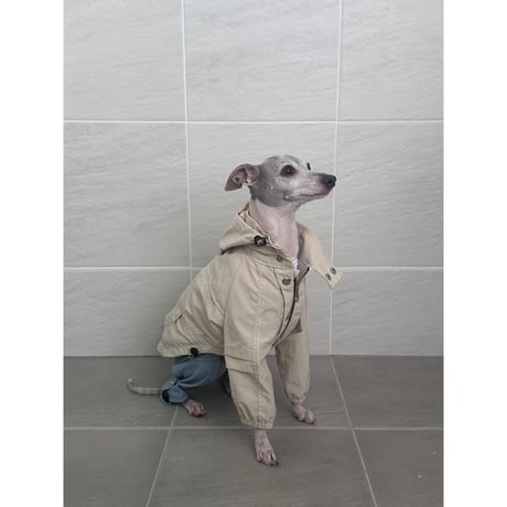 Pintuck Sleeve Jacket KHAKI
