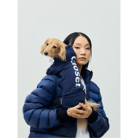 25F/W High Neck Logo All-in-One NAVY