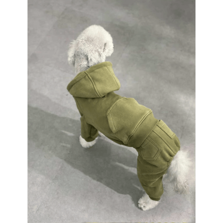 Fleece Hooded Polar All-in-One Blueberry