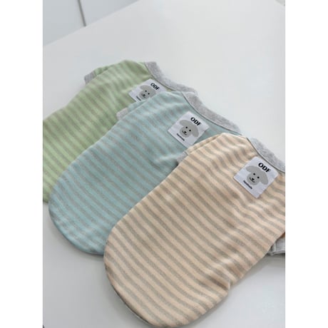 Silver Stripe Short Sleeve Tshirt Beige
