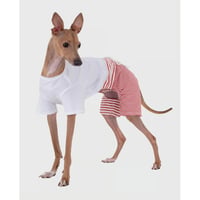Stripe Mix Half Pants RED