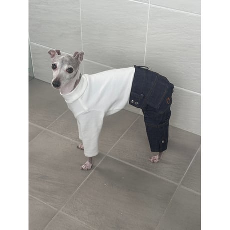 Vintage Logo Pants Long Sleeves Deep Blue Denim