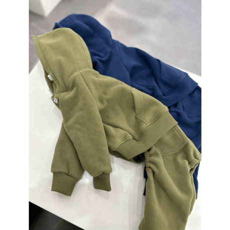 Fleece Hooded Polar All-in-One Olive