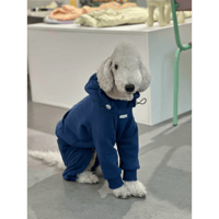 Fleece Hooded Polar All-in-One Blueberry