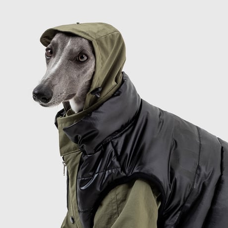 Pintuck Sleeve Jacket KHAKI