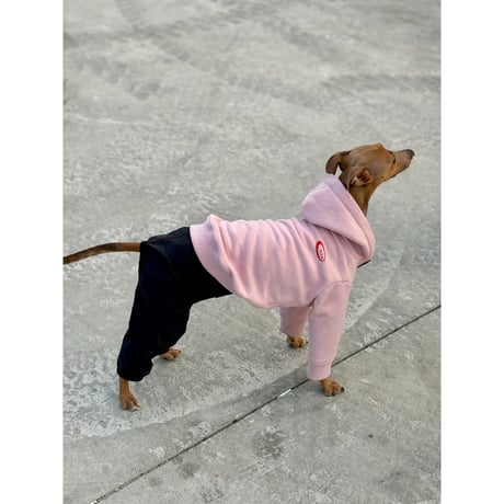 [Limited] Hidden Pattern Reversible Hooded Zip-Up PINK×MINITARY