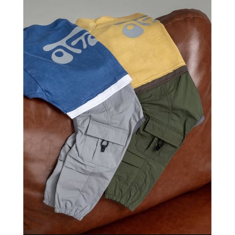 26S/S Cargo Pin Tuck Pants BEAR BROWN