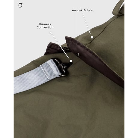 Pintuck Sleeve Jacket KHAKI