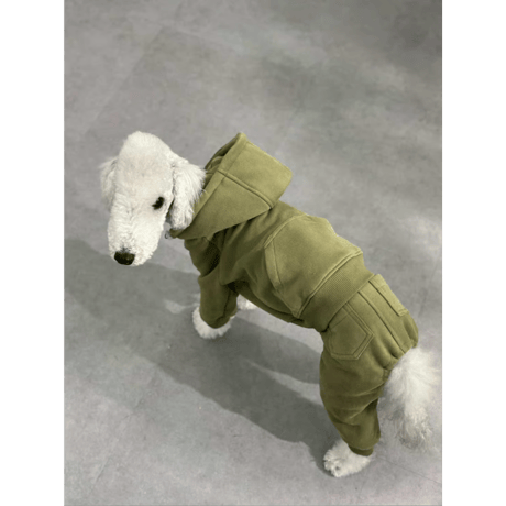 Fleece Hooded Polar All-in-One Olive