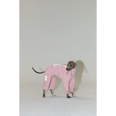 26S/S High Neck Logo All-in-One PINK