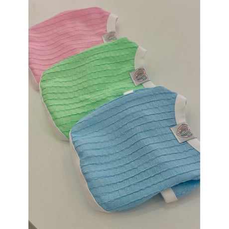 Weaved Cropped Short Sleeve Tshirt Pink