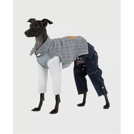 ドッグランジャージ　black × red / イタグレ服 ドッグランジャージ black × red / イタグレ服 | イタグレ服