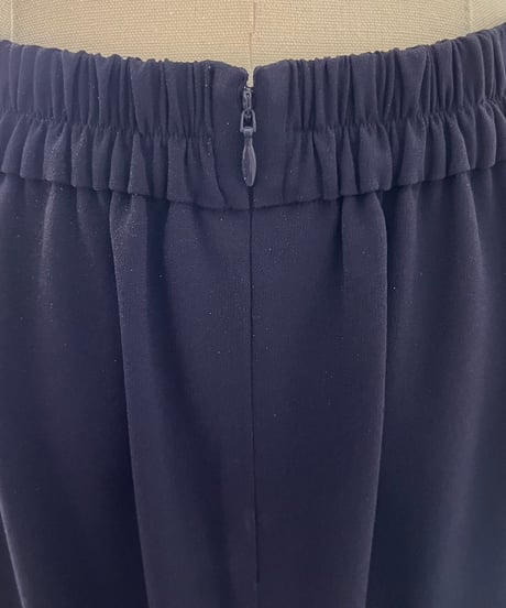 トリアセ メロウ ロングスカート　C/＃ネイビー