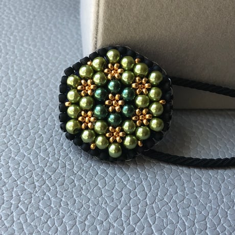 フラワーデザインヘアゴム(抹茶)