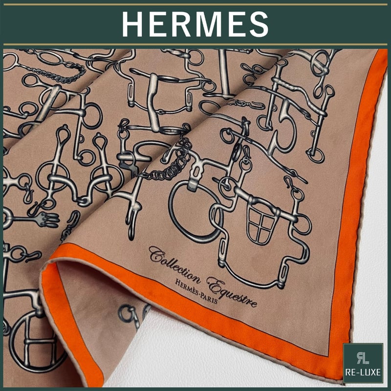 HERMESスカーフ Collection Equestre 65 | Re-Luxe