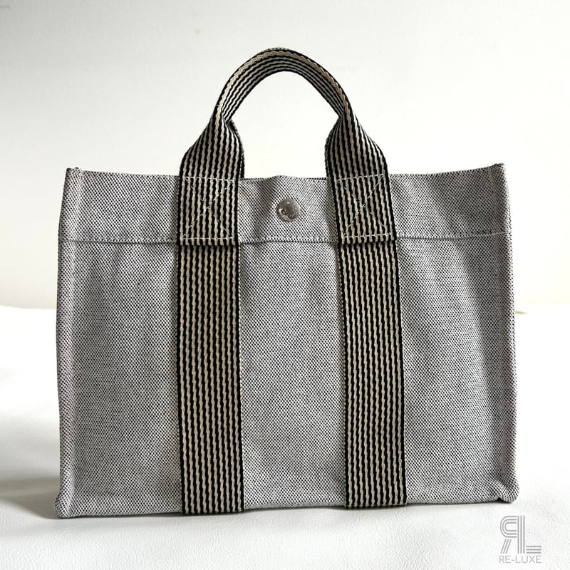 HERMES ニューフールトゥ PM「グレー×BLACK」 | Re-Luxe