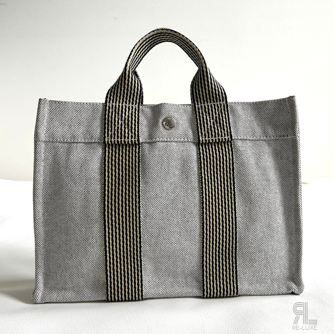 HERMES ニューフールトゥ PM「グレー×BLACK」 | Re-Luxe