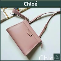【美品＆レア】Chloé Edith ミニショルダーバッグ ピンクベージュ レザー 3WAY くすみカラー クロエ イタリア製