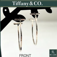 TIFFANY&Co. ティファニー Tワイヤー フープ ピアス 925SV