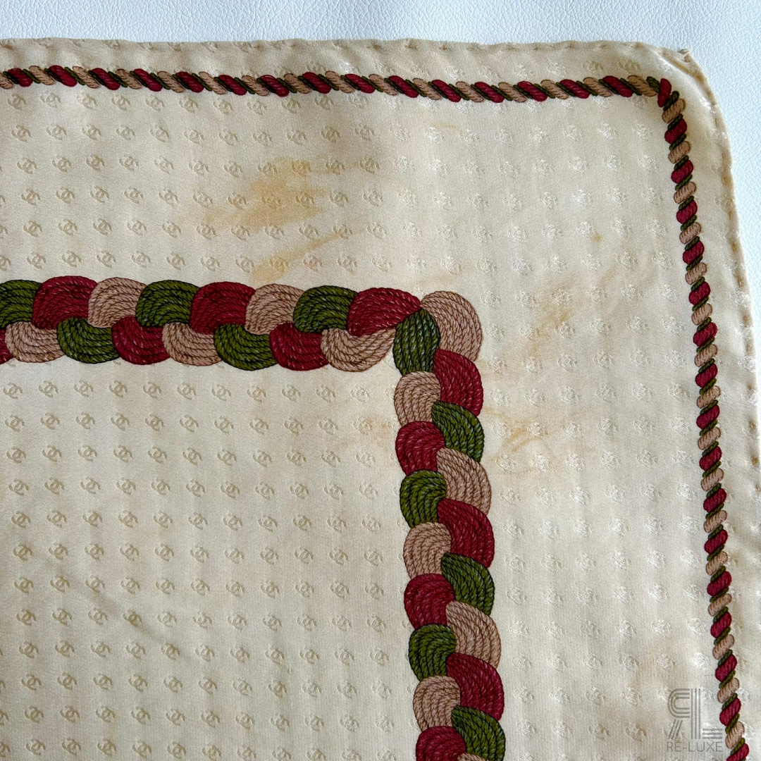 CHANEL シャネル vintageスカーフ シルク100% | Re-Luxe