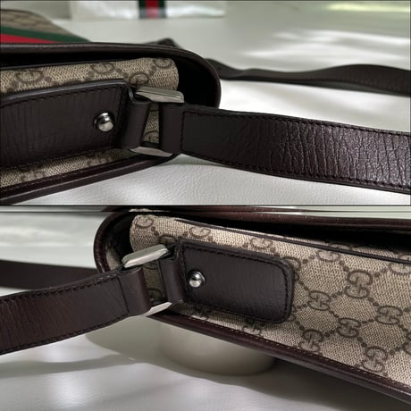 GUCCI GGスプリーム シェリーライン メッセンジャーバッグ