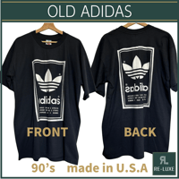 adidas 90's アディダス トレフォイル 万国旗 タグ 両面プリント