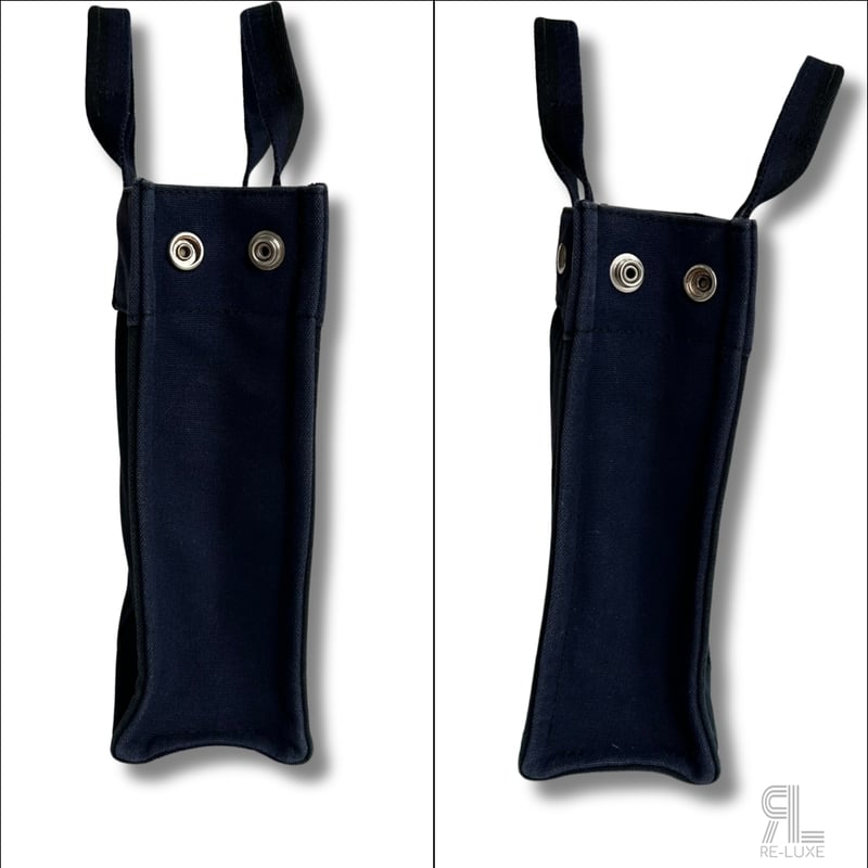 HERMESフールトゥPM NAVY×BLACKトートバッグ | Re-Luxe