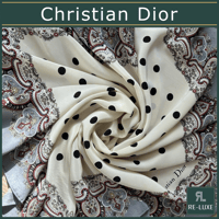 ✦ディオール ✦Christian Dior シルクスカーフ_A241203-76