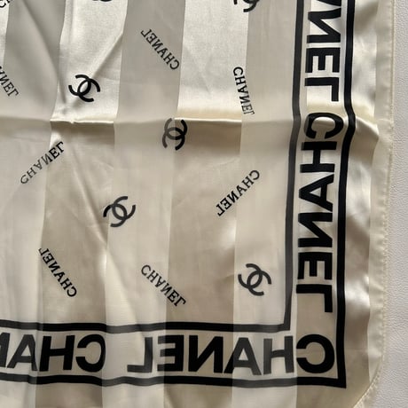 CHANEL シャネル ココマーク スカーフ シースルー_M250124-101