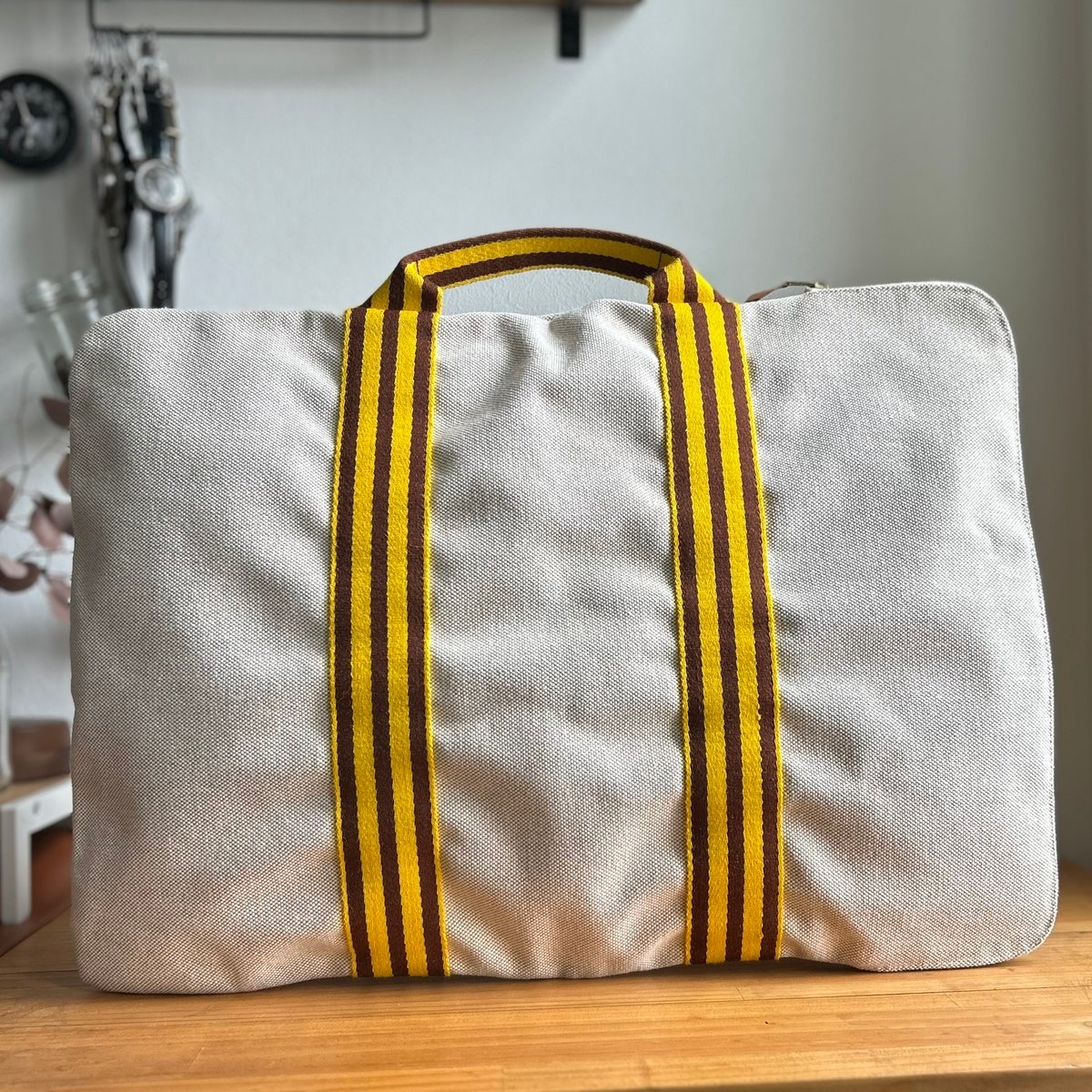 r*u様 HERMES エルメス フールトゥ ポルトドキュマン グレー ブリーフ HERMES エルメス フールトゥ ポルトドキュマン（A241224-91） | Re-Luxe