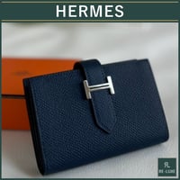 HERMES ベアンミニ  エプソンNAVY シルバー金具(W刻印 2024年製)