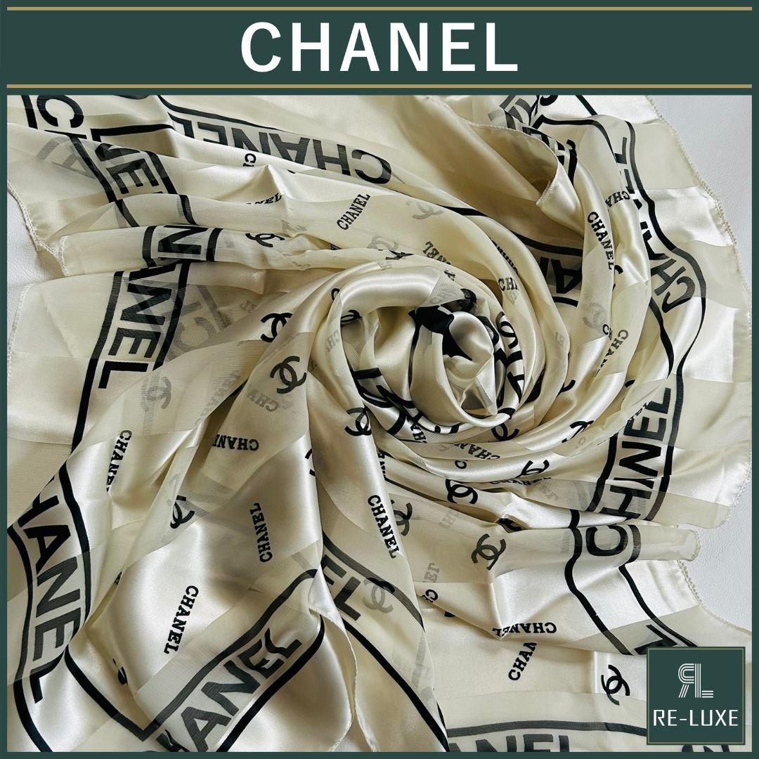 CHANEL シャネル ココマーク スカーフ シースルー_M250124-101 | Re-Luxe