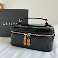 GUCCI　バンブーエナメルバニティバッグ_A230905-23