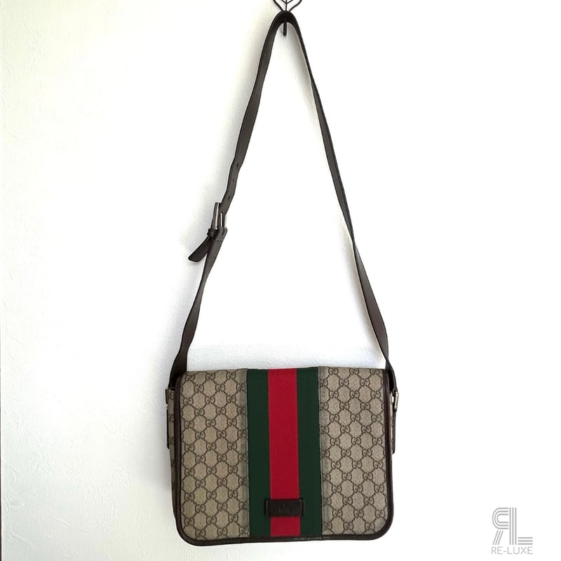 GUCCI GGスプリーム シェリーライン メッセンジャーバッグ | Re-Luxe