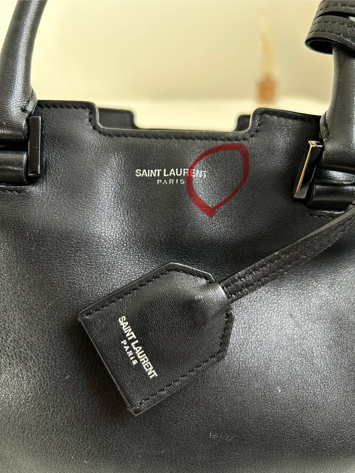 SAINT LAURENT サンローラン ベイビーカバス2WAY ハンドバッグ