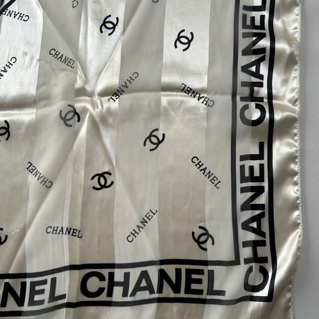 CHANEL シャネル ココマーク スカーフ シースルー_M250124-101