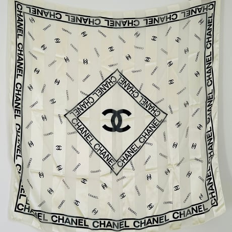 CHANEL シャネル ココマーク スカーフ シースルー_M250124-101