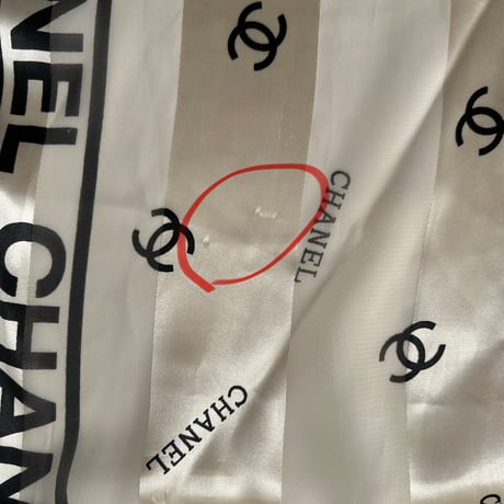 CHANEL シャネル ココマーク スカーフ シースルー_M250124-101