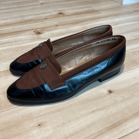 （美品）ヴィンテージ　日本製トラサルディパンプス５1/2　（SM250312-121）