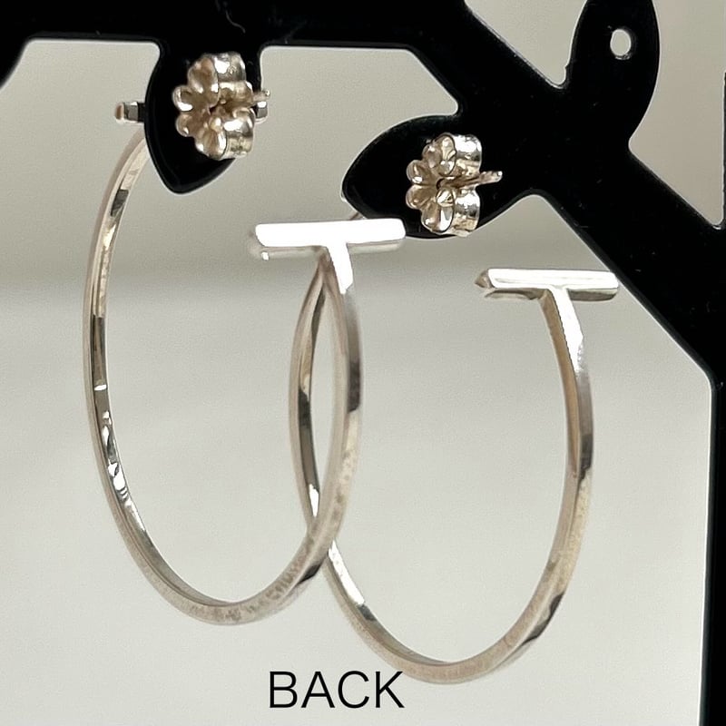 TIFFANY&Co. ティファニー Tワイヤー フープ ピアス 925SV | Re-Luxe