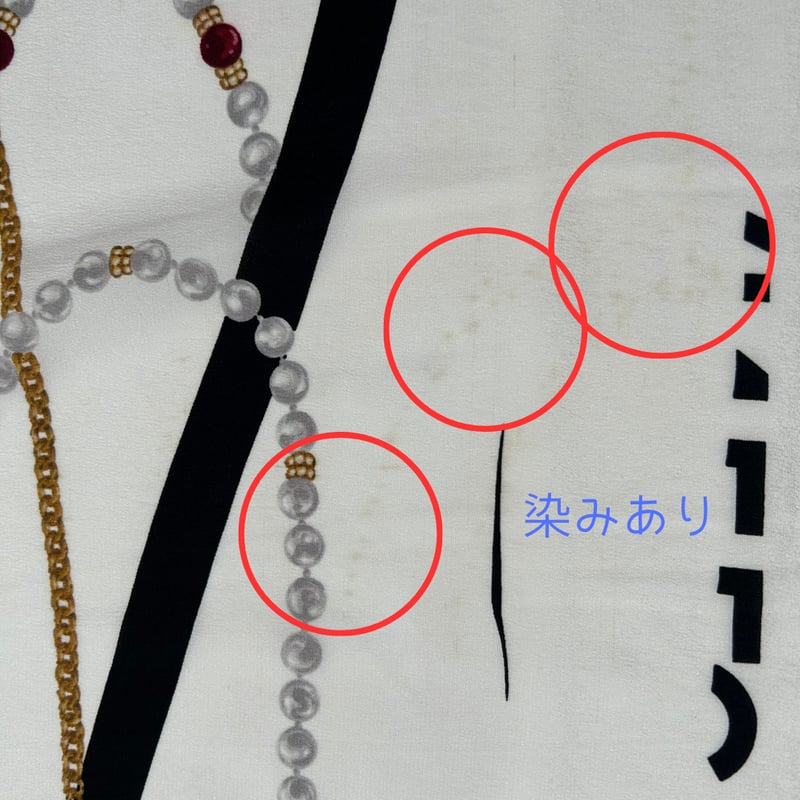 CHANELシルクスカーフ モノトーンVINTAGE ココシャネル