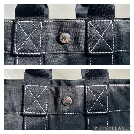 HERMES エルメス フールトゥ PM BLACK 黒 トートバッグ_E250205-106